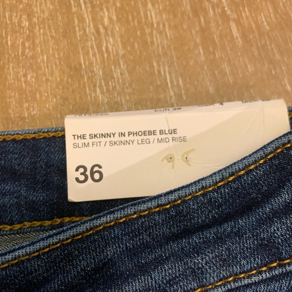 Zara Phoebe Blue Skinny Jeans - Picture 8 of 9